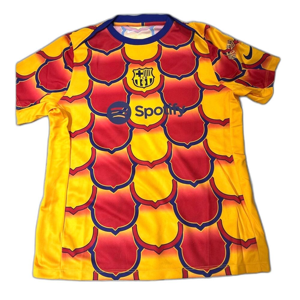 NIKE FC Barcelona 2023 CNY chinese new year Jersey futbol FJ5435-740 women small